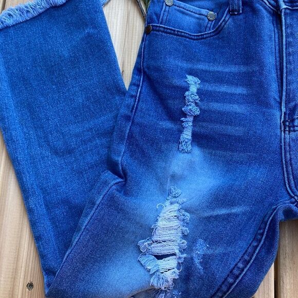 Big Bank  Distressed  Calf/Cropped  Jeans-Pants - Picture 5 of 13